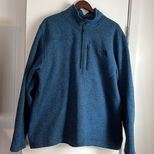 North Face Men’s XXL half-zip fleece.